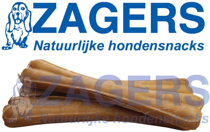 Zagers natuurlijke hondensnacks buffelhuid 3 stuks - 31 cm