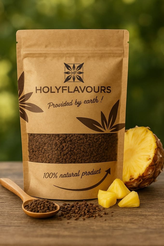 Ananas Granulaat 3-5 mm - 100 gram - Holyflavours