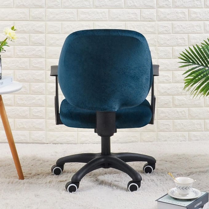 Stoelhoes Voor Bureaustoel Computergame Fauteuil Slipcover Elastische Hoes Voor Cadeiras 1 Set kaki