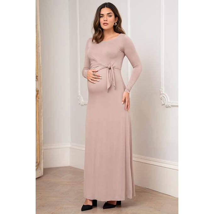 Seraphine Jersey Maternity Dress Brown Größe: 6 | Kleider Outlet | Damen | Braun