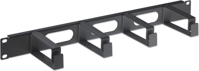 Intellinet 711074 19 inch Kabelgeleiding voor patchkast 1 HE Zwart (RAL 9005)