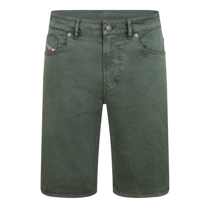 Diesel Heren Fleece Shorts (Groen)