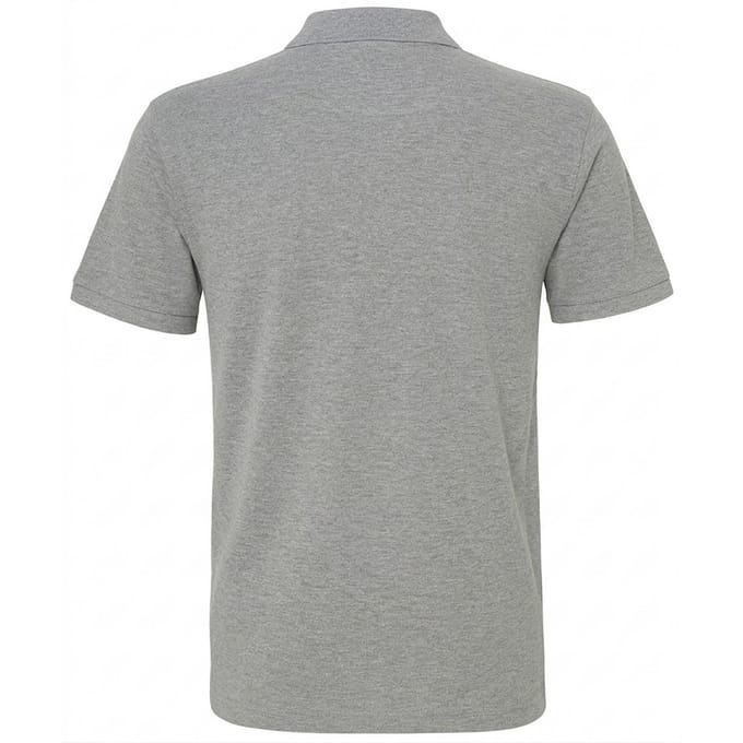 Asquith & Fox Heren Heather Classic Polo Shirt (Heather Grijs)