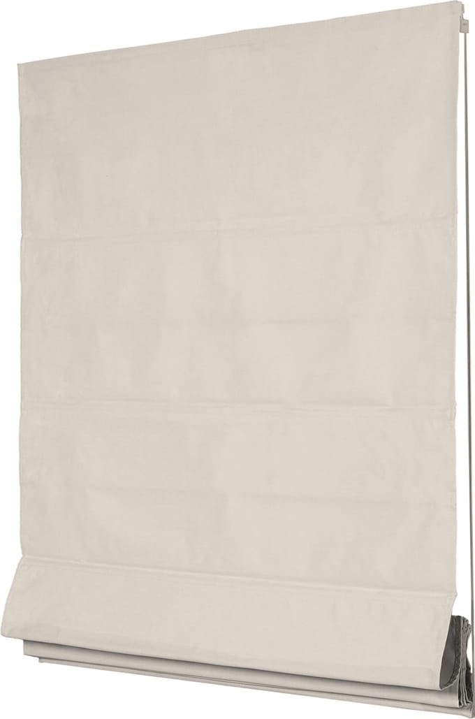 Intensions - Vouwgordijn Lichtdoorlatend - Structuur - Creme - 60x180 cm