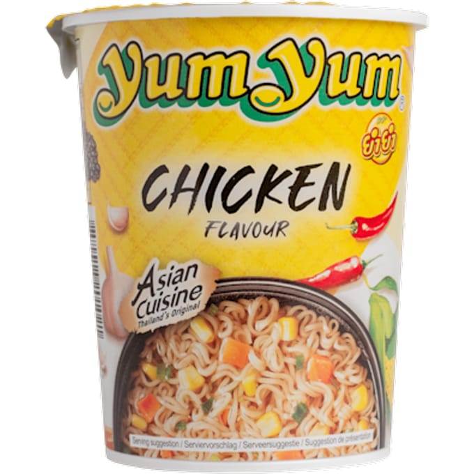 Yum Yum Instant Cup noedels Kip - 12 x 70gr - Voordeelverpakking