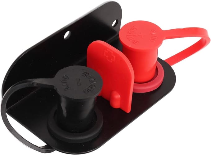 Dailygoods - Batterijterminals op Afstand met Veilig Tabblad en Waterdichte Deksel