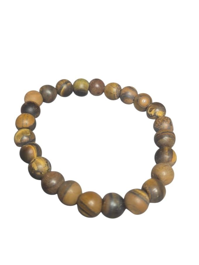 Tijgeroog (mat) armband.
