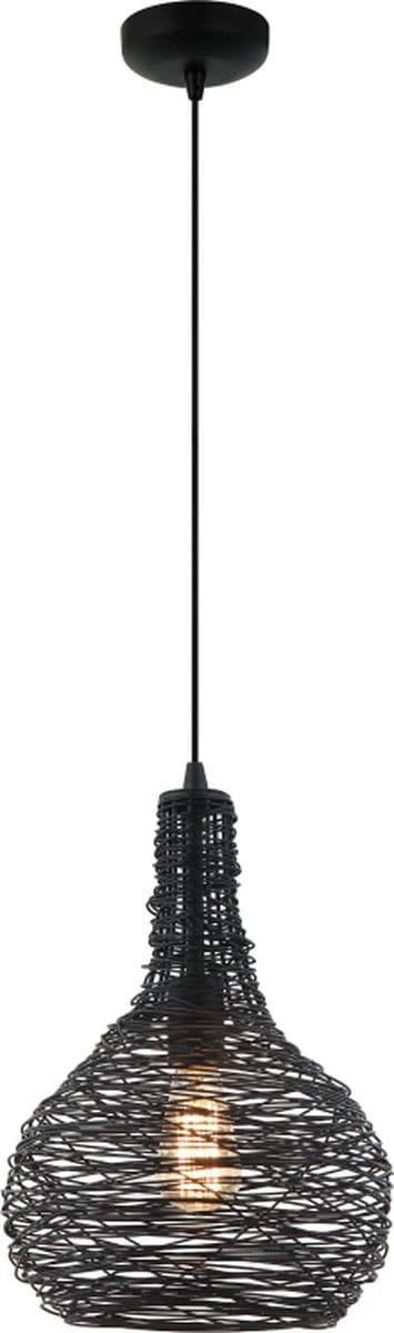 Chericoni Filo Sottile Hanglamp - 1-lichts - Ø25 cm - Zwart - Metaal