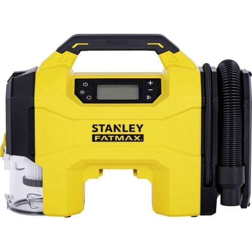 STANLEY Accucompressor 10 bar 12V-adapter voor kabelgebruik, Digitaal display