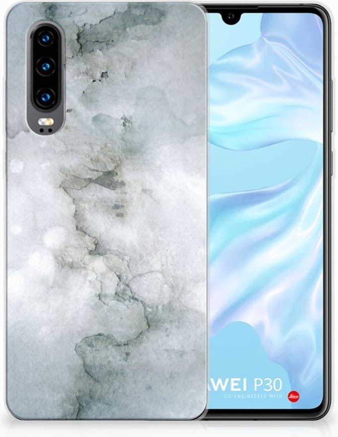 Hoesje maken Huawei P30 Painting Grey