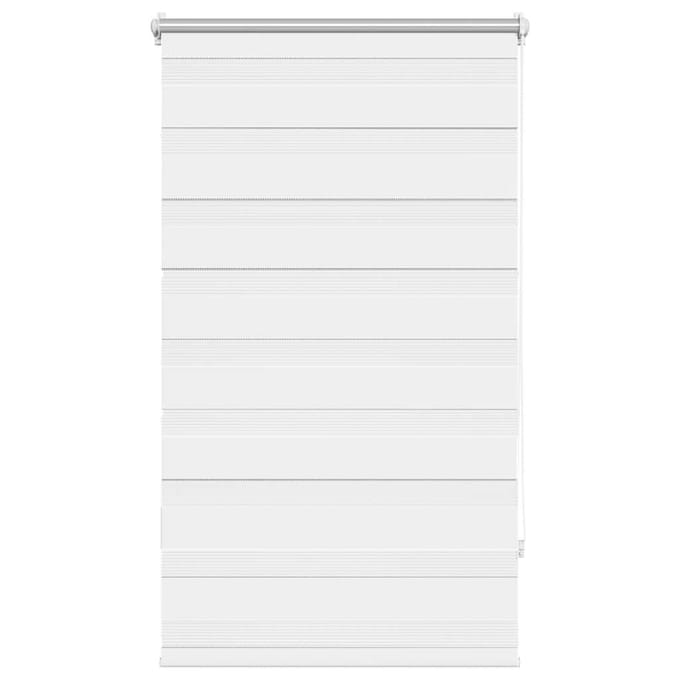vidaXL - Zebra - rolgordijn - 70,9 - x - 120 - cm - stofbreedte - 66,7 - cm - wit
