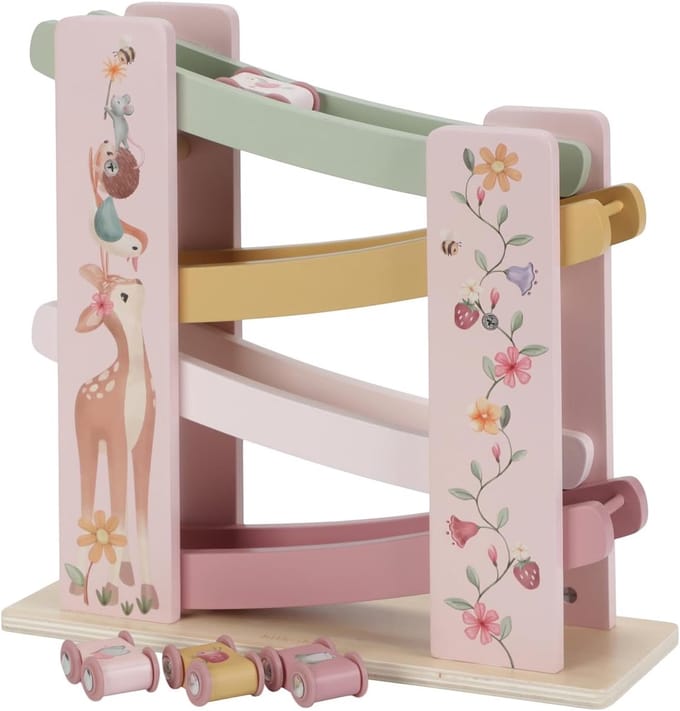 Houten Ballenbaan - Feeën Tuin - Roze