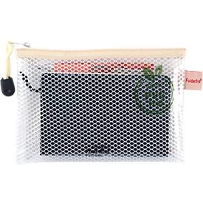 FolderSys Ritzak - pvc-vrij - A5 - lus en koord -transparant plastic, 10 stuks