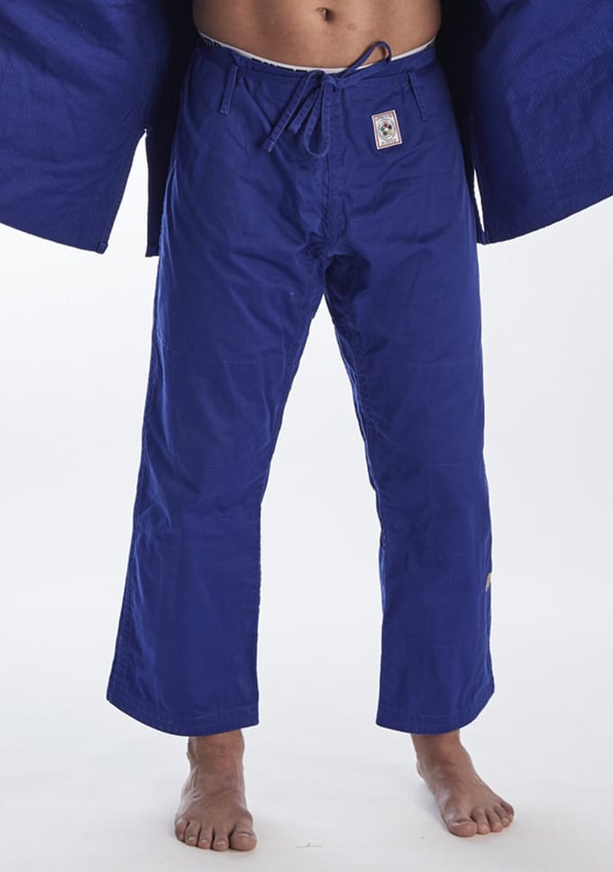 Ippon Gear Legend IJF goedgekeurd, Blauwe broek (Maat: 145)