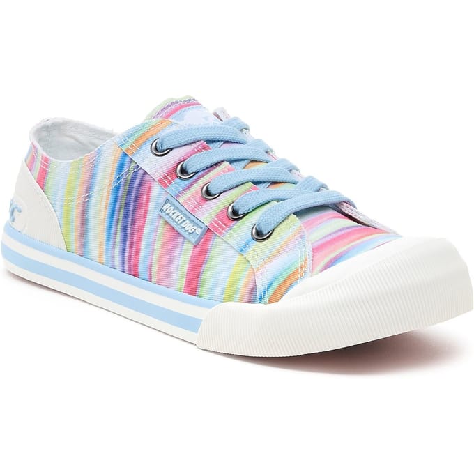 Rocket Dog Jazzin Dens Katoen Regenboogschoenen Dames