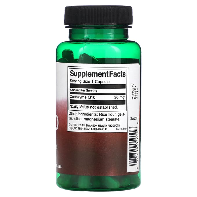 Coq10, 30 mg, 120 capsules