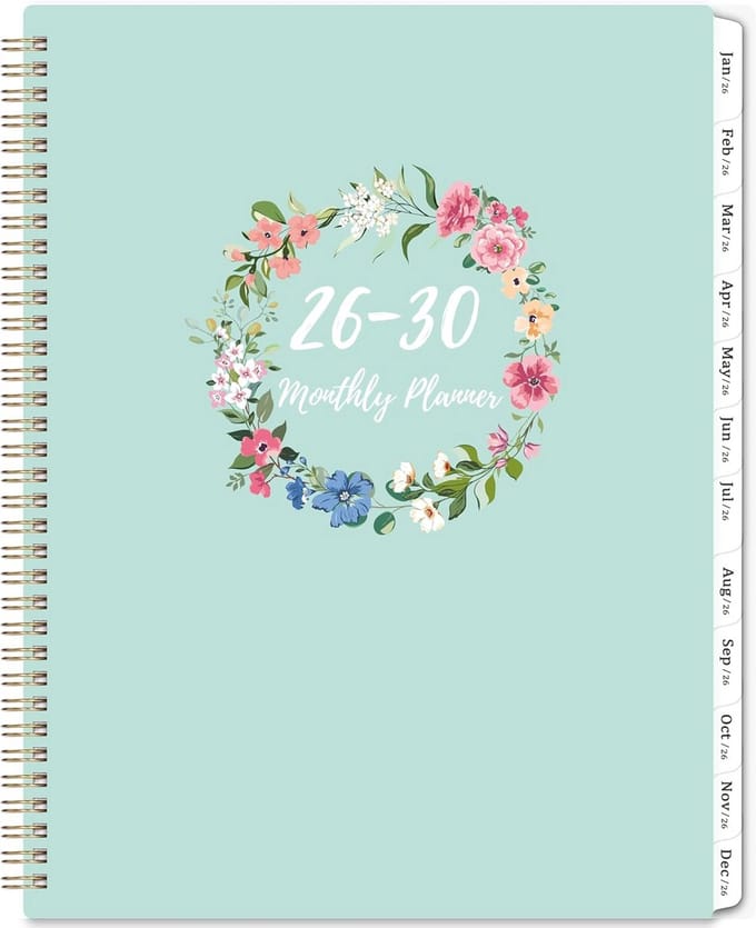 Vijfjgarenplanner voor Jaarplanning en Organisatie
