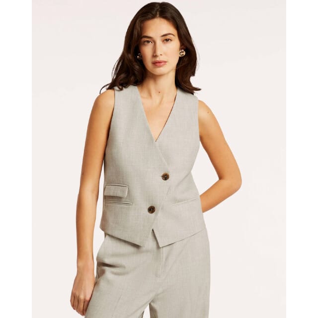 Beaumont Molly Gilet Blazers Dames - Zand - Maat 44