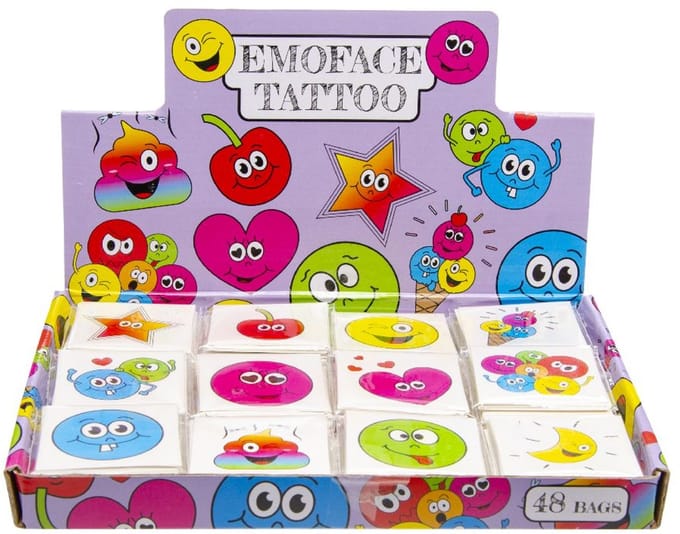 Duckiez Tattoos Lachgezicht 12st.