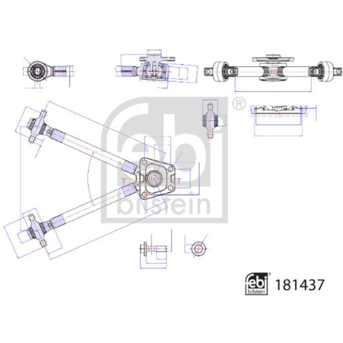 Draagarm, wielophanging FEBI BILSTEIN 181437