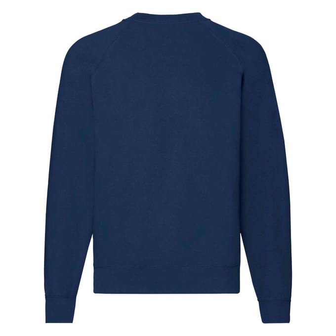 Fruit of the Loom Heren Klassiek 80/20 Raglan Sweatshirt (Marine)