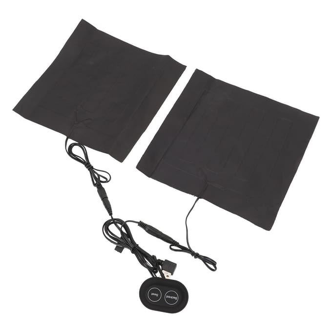 USB Verwarmingskussen Warme Plakpads Waterdicht Veilig Draagbaar 3 Standen Instelbare Temperatuur Elektrische Verwarmer gray