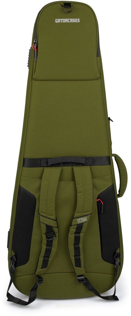 Gator Cases G-ICON335-GRN Icon serie softcase voor gitaar type 335 - groen
