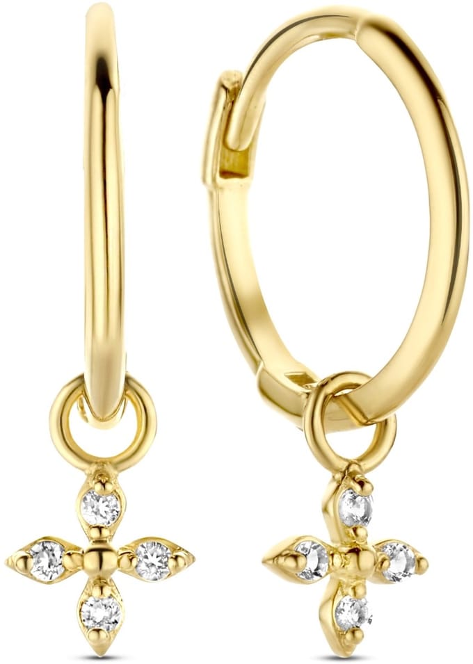 Jackie Dentelle Earrings 14 Karaat Goud