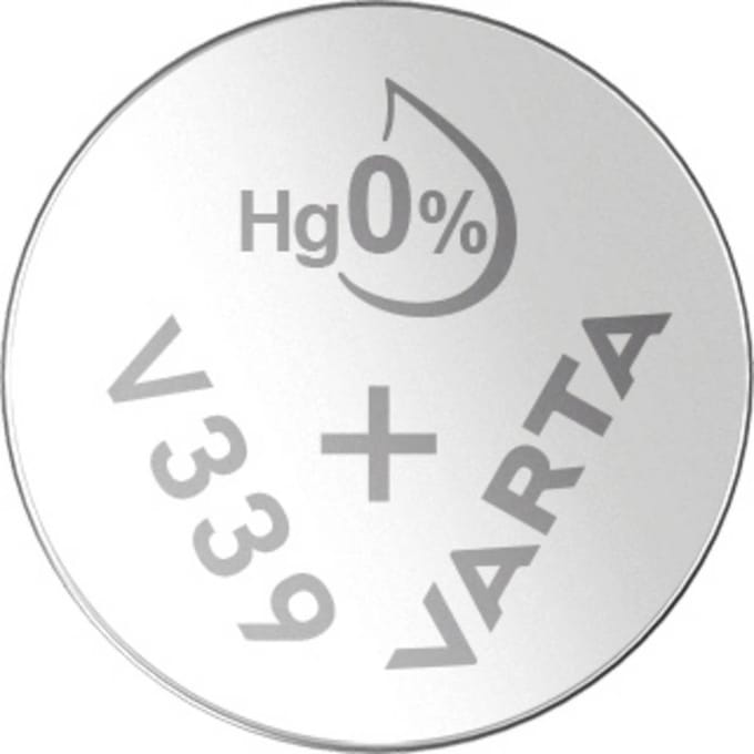 Varta Zilveroxide V339 / 11mAh / 1.55V / BP1