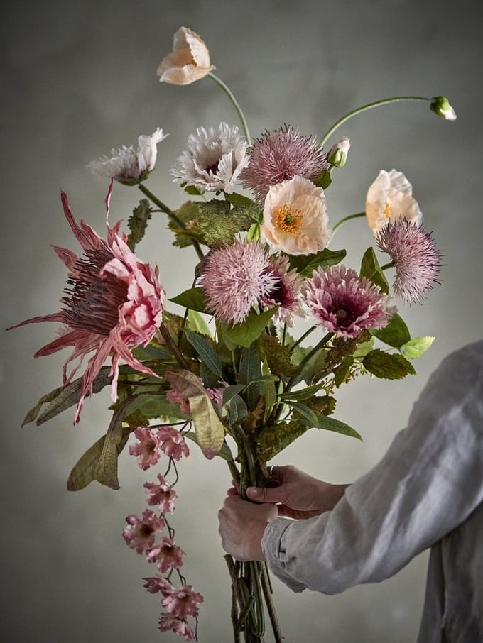 Dust Bouquet, Rose, Artificial Flowers