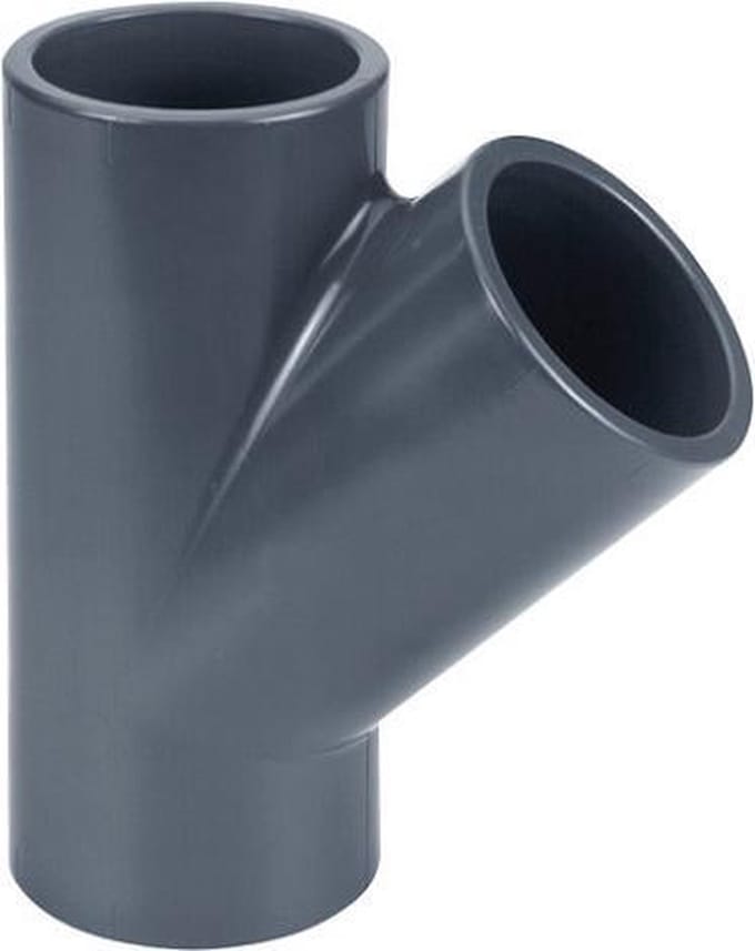 Effast PVC T-stuk 45 - 50 mm - lijmverbinding