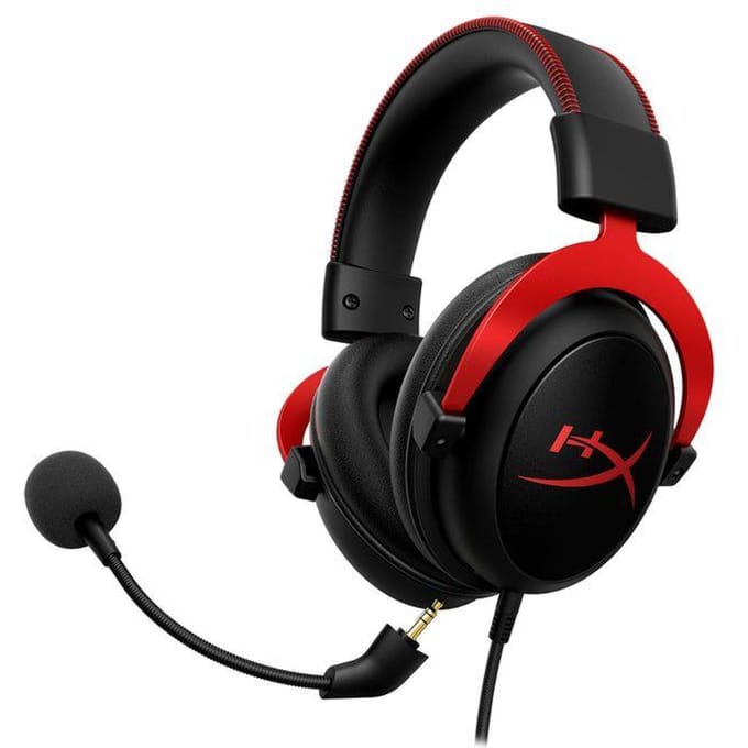 Casque gaming HyperX Cloud II – Casque gaming filaire avec microphone noir