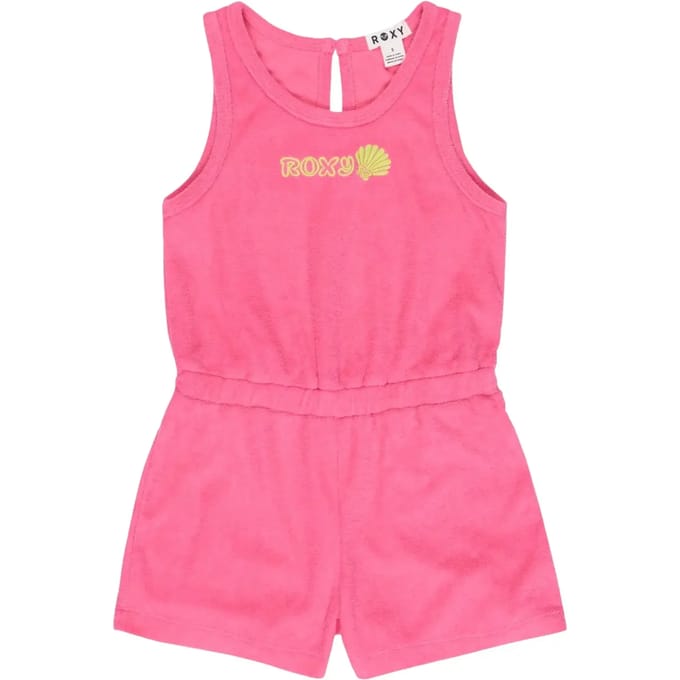 Roxy Shell Dream Mouwloze Romper Roze 2 Years Meisje