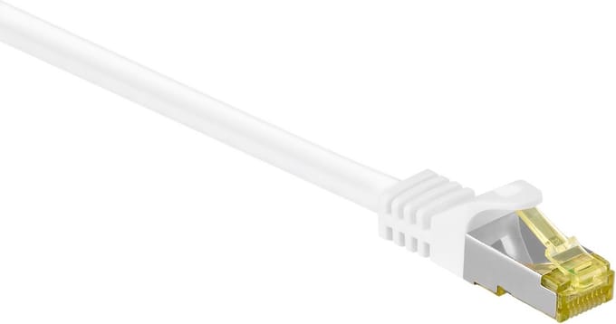 S/FTP CAT7 10 Gigabit netwerkkabel / wit - LSZH - 80 meter