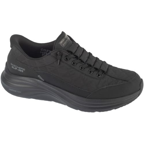 Skechers CONTOUR FOAM - COZY FIT Heren Instappers - Zwart
