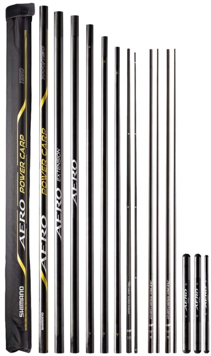 Shimano - Vaste hengel Aero Power Carp Pole Package / 11.5m - Shimano