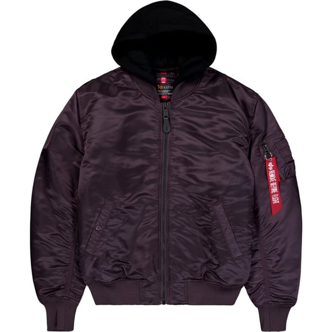 Geborduurd jack aan de achterkant Alpha Industries MA-1 ZH