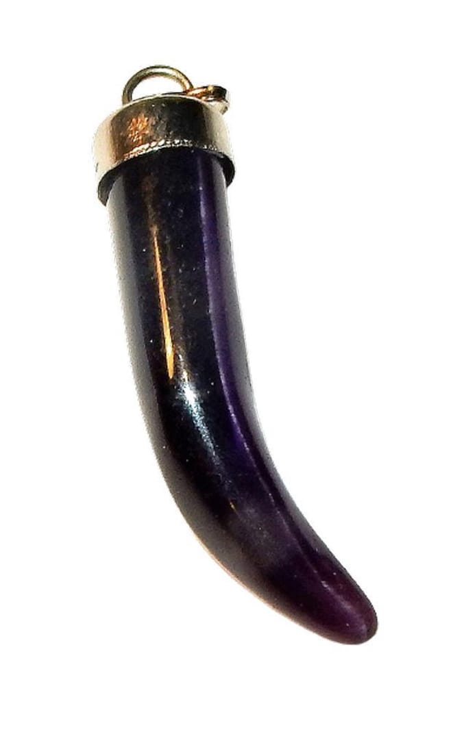 Tand Hanger van Kattenoog Paars