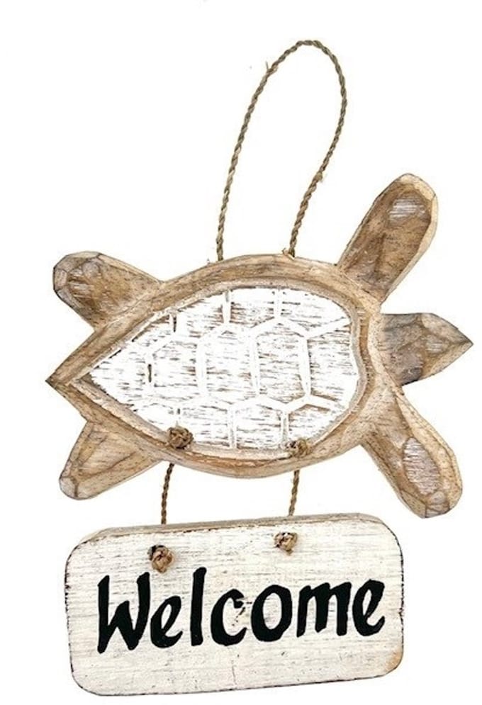 Guirlande schildpad Boca wit Welcome