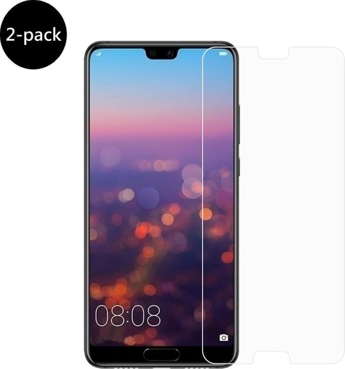 Screenprotector - 2 Stuks - Geschikt voor Huawei P20 - Extra Sterk - Beschermglas - Gehard Glas - Tempered Glass - Screen Protector