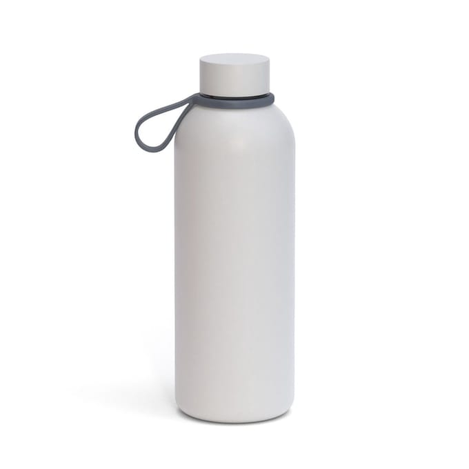 EKOBO Thermofles RVS Drinkfles 500 ml - grijs - Dubbelwandig Isotherm