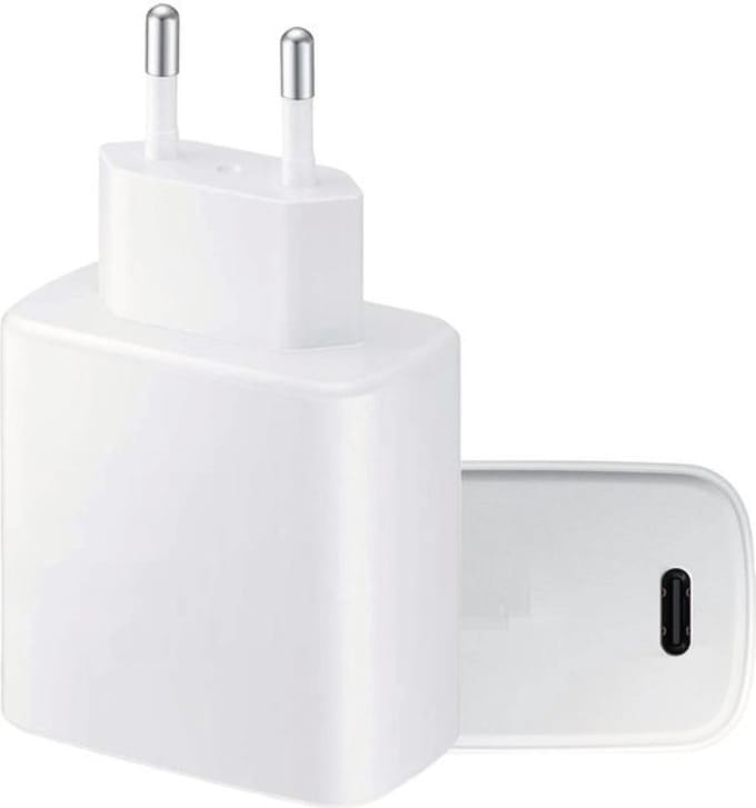 45W USB-C Adapter voor Tablet Lader - Voor A9 Plus, A9, Pro 11, Pro 12.9, Mini 6, Air 4, Air 5, S9 Plus, S9 Ultra - Wit