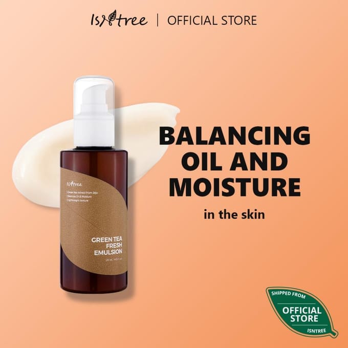ISNTREE- Green Tea Fresh Emulsion - 120ml -Korean Beauty