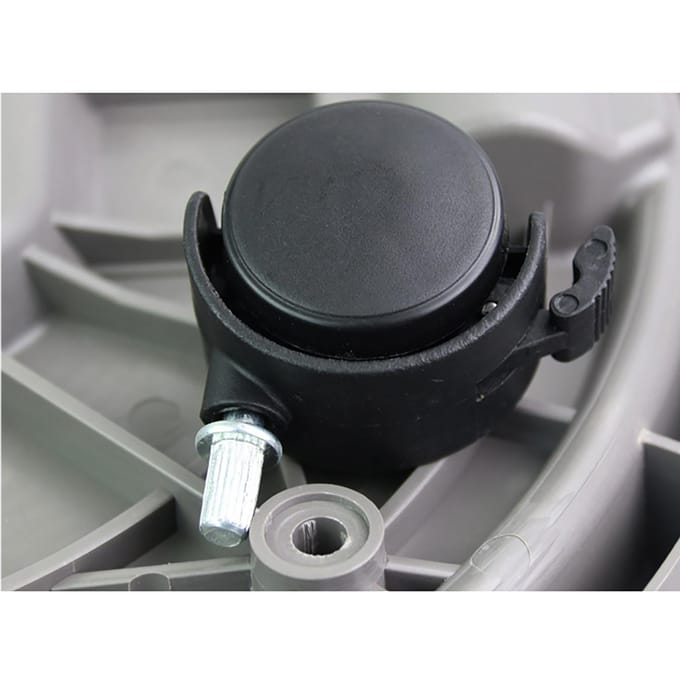 Verdikte Verhuisbak Plastic Vaas met Roller Ronde Onderstel Pot Water Verplaatsbare Pot Houder Universeel brown