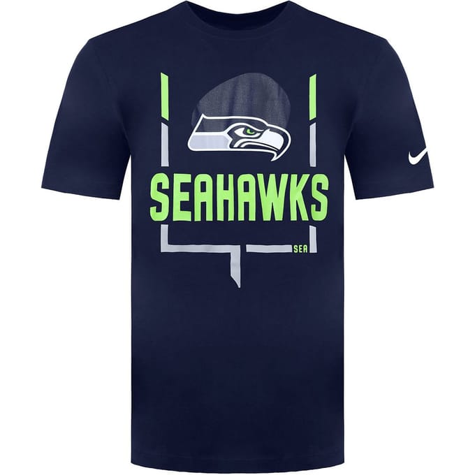 Nike NFL Seattle Seahawks Legend Goal Post Heren Navy T-Shirt