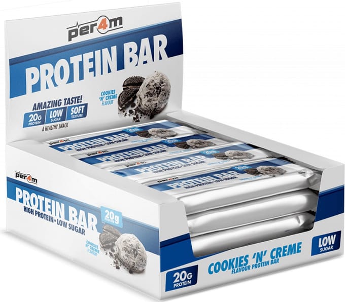 Per4m Protein Bar (12x62g) Cookies N\' Creme - Repen - Eiwit Repen