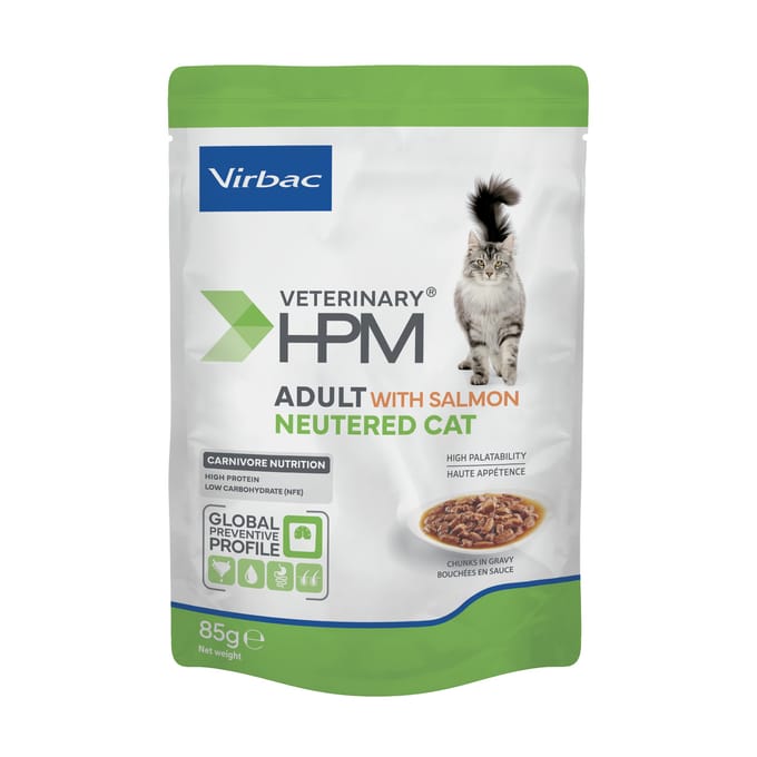 Virbac Veterinary Cat Adult Neutered Kattenvoer - Dubbelpak: 24 x 85 g