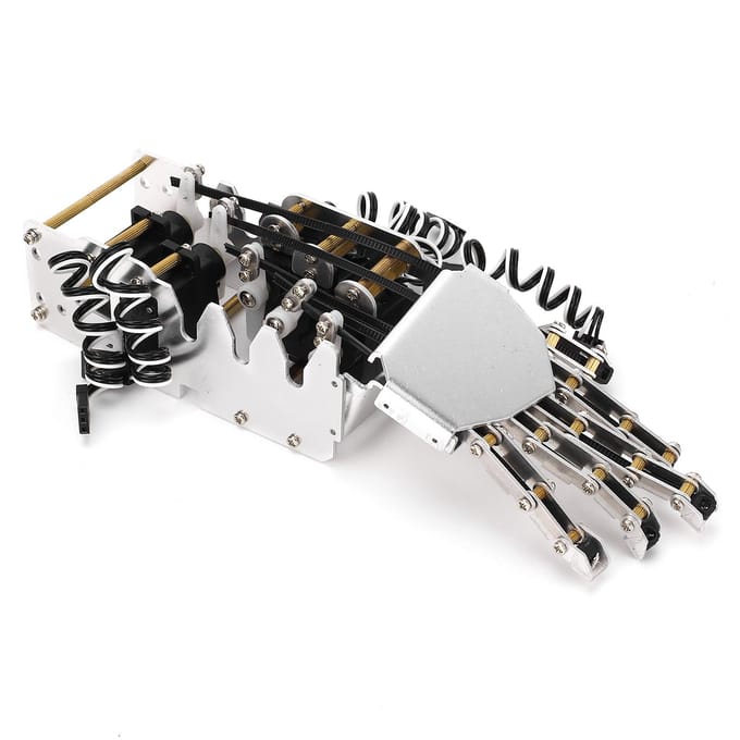 Robot Hand Kit 1 1 Schaal Analoog Servo 5 Vinger Manipulator Rechter Mechanische Hand voor Ontwikkeling