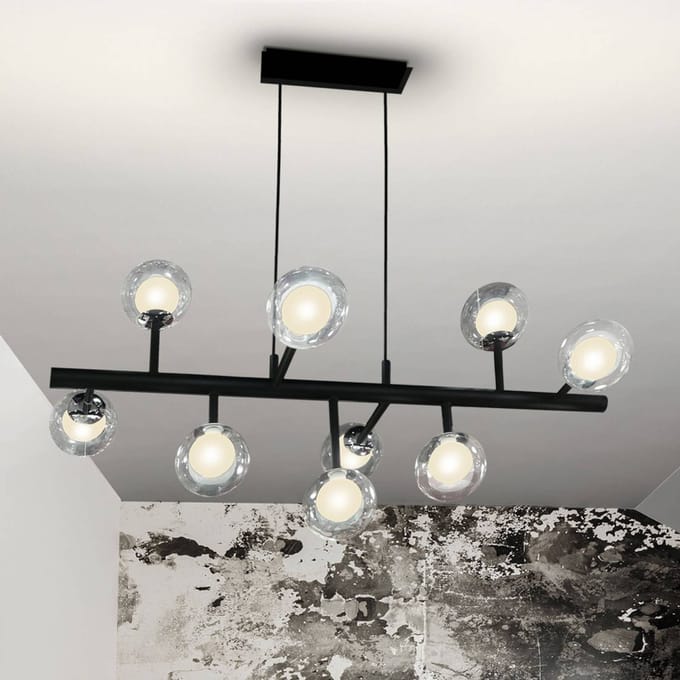 Schuller Valencia Altais dimbare LED hanglamp met afstandsbediening