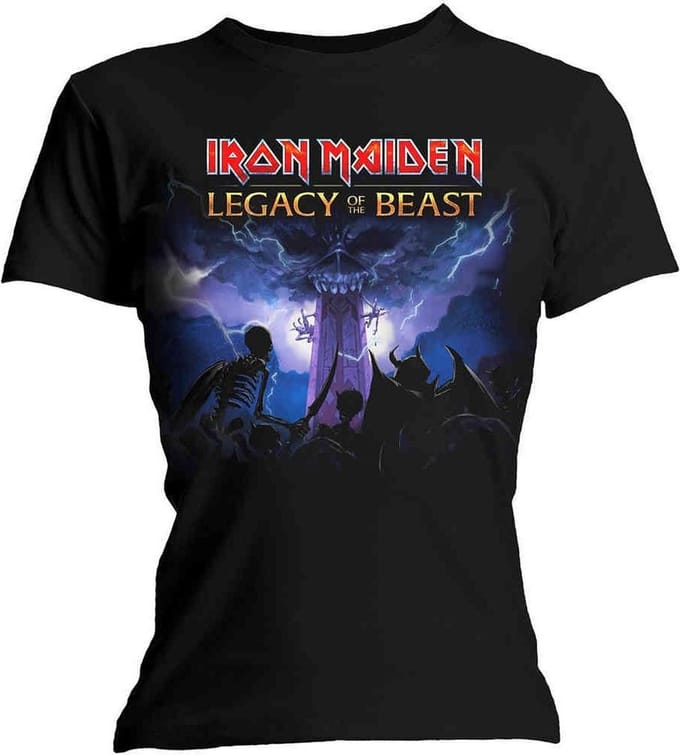 Iron Maiden - Legacy Army Dames T-shirt - M - Zwart